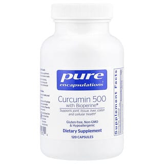 Pure Encapsulations, Curcumin 500 with Bioperine®, 120 Capsules