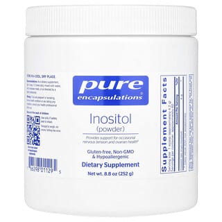 Pure Encapsulations, Inositol en polvo, 252 g (8,8 oz)