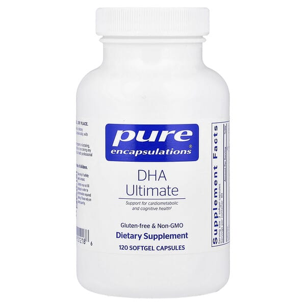 Pure Encapsulations, DHA Ultimate, 120 Softgel Capsules — product photo 1