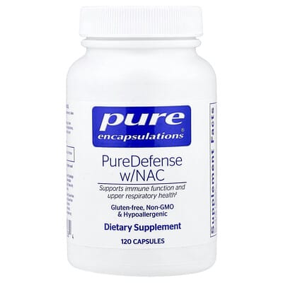 Pure Encapsulations, PureDefense With NAC, 120 Capsules