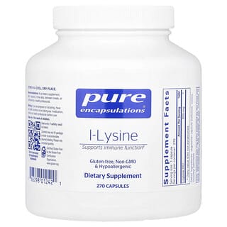 Pure Encapsulations (بيور إنكابسوليشنز)‏, ل-ليسين ، 270 كبسولة