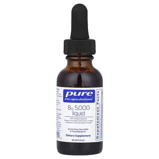 Pure Encapsulations, B12 5000 液體，1 液量盎司（30 毫升）