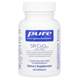 Pure Encapsulations, SR-CoQ10 con PQQ, 60 cápsulas