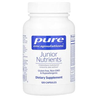 Pure Encapsulations‏, Junior Nutrients‏, 120 כמוסות