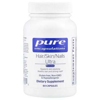 Pure Encapsulations, Ультра для волос / кожи / ногтей, 60 капсул