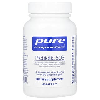 Pure Encapsulations, Probiotyk 50B, 60 kapsułek