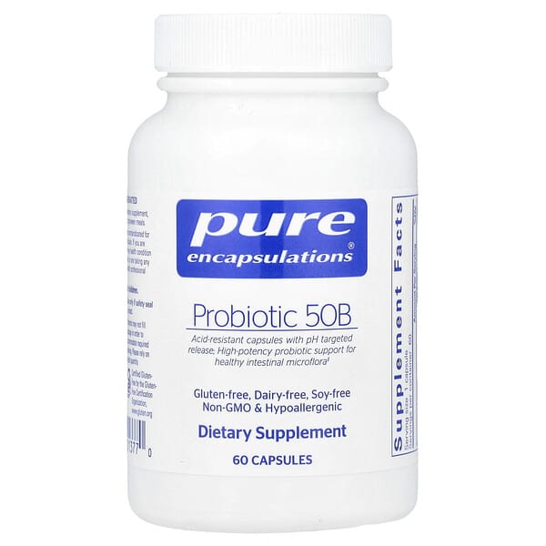 Pure Encapsulations, Probiotica 50B, 60 capsules