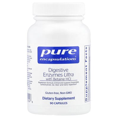 Pure Encapsulations, Digestive Enzymes Ultra With Betaine HCl, 90 Capsules