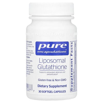 Pure Encapsulations, Liposomal Glutathione, 375 mg, 30 Softgels