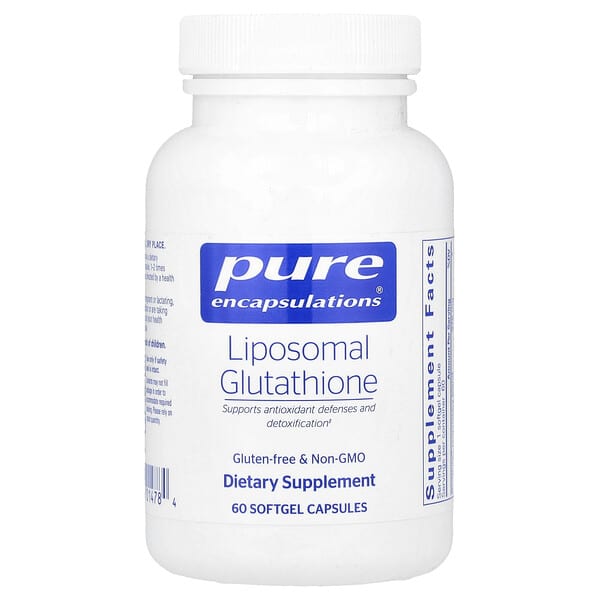 Liposomal Glutathione, 60 Softgel Capsules (375 mg per Softgel)