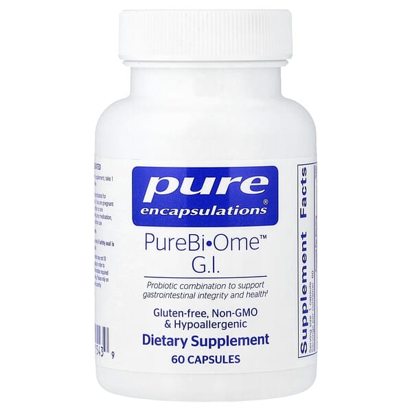 Pure Encapsulations, PureBi•Ome™ G.I., 60 Capsules — product photo 1