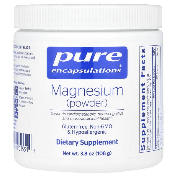Magnesium Powder, 3.8 oz (108 g)