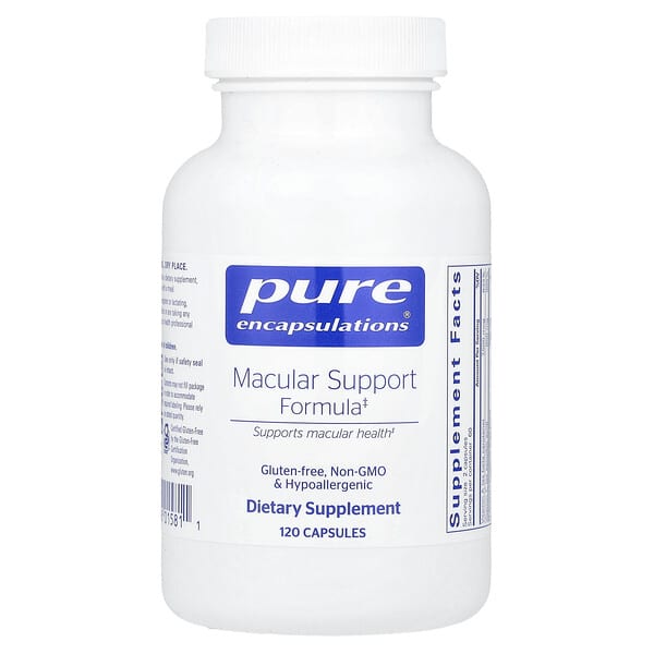 Pure Encapsulations, Macular Support Formula, 120 Capsules