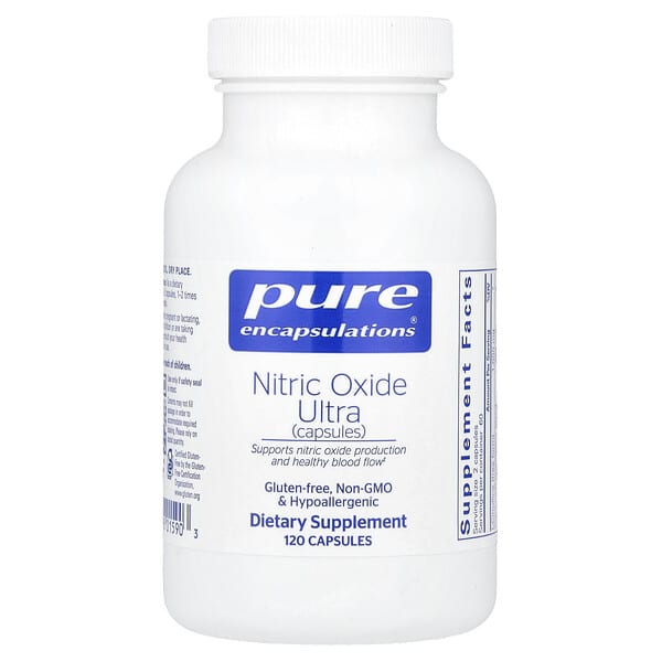 Pure Encapsulations, 산화질소 울트라, 캡슐 120정