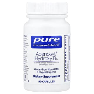 Pure Encapsulations, Adenosyl/Hydroxy B12, 90 Capsules (2,000 mcg per Capsule)