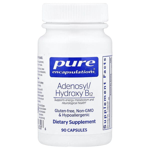 Pure Encapsulations, Adenosyl/Hydroxy B12, 90 Capsules (2,000 mcg per Capsule) — product photo 1
