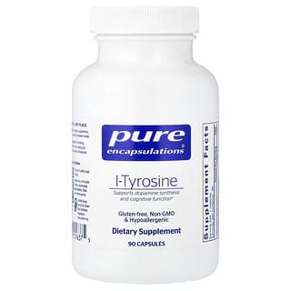 Pure Encapsulations, L-Tyrosine, 90 Capsules (500 mg per Capsule)