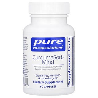 Pure Encapsulations, CurcumaSorb Mind, 60 Capsules