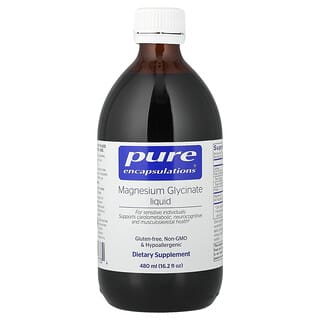 Pure Encapsulations (بيور إنكابسوليشنز)‏, Magnesium Glycinate Liquid, 16.2 fl oz (480 ml)