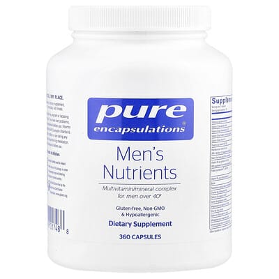 Pure Encapsulations, Men's Nutrition, Multivitamin/Mineral Complex for Men 40+, 360 Capsules