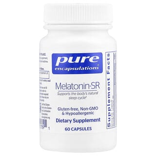 Pure Encapsulations (بيور إنكابسوليشنز)‏, ميلاتونين SR ، 60 كبسولة