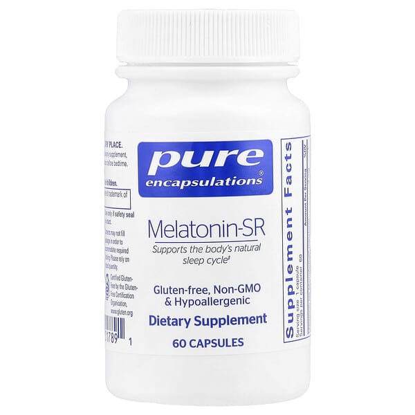 Pure Encapsulations Melatonin-SR, 3 mg, 60 Capsules