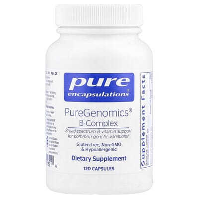 Pure Encapsulations, PureGenomics® B Vitamin Complex, 120 Capsules