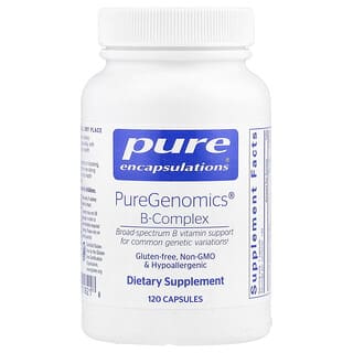 Pure Encapsulations, Complexo B PureGenomics®, 120 Cápsulas