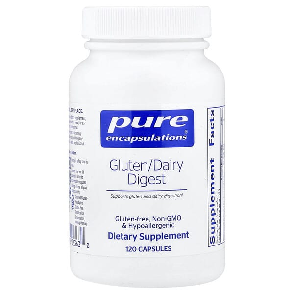 Pure Encapsulations, Gluten/Dairy Digest, 120 Capsules — product photo 1