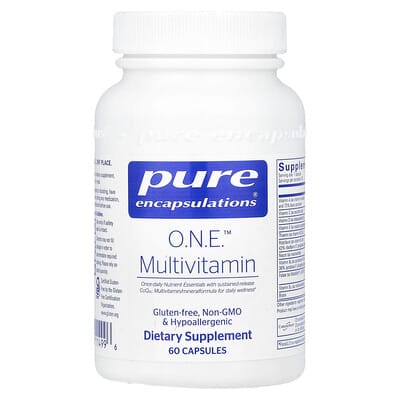Pure Encapsulations, O.N.E.™ Multivitamin, 60 Capsules