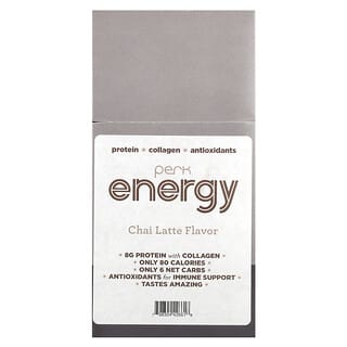 Perk Energy, Latte chai, 10 sobrecitos, (19,2 g) cada uno