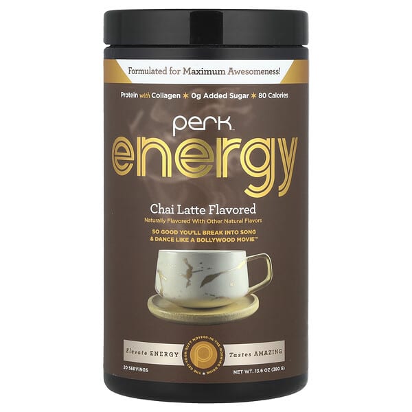 Perk Energy, 印度茶拿鐵，13.6 盎司（380 克）