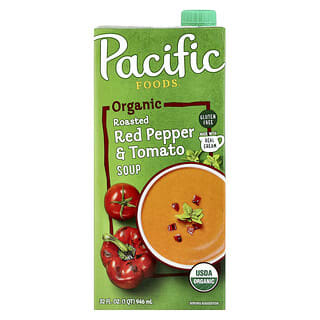 Pacific Foods, Organic Roasted Red Pepper & Tomato Soup, 32 fl oz (946 ml)