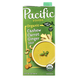 Pacific Foods, Organic Cashew Carrot Ginger Soup, 32 fl oz (946 ml)