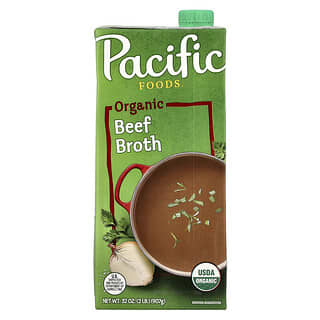 Pacific Foods‏, مرق اللحم البقري العضوي ، 32 أونصة (907 جم)