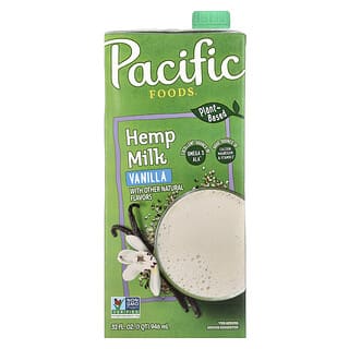 Pacific Foods, Hemp Milk, Vanilla, 32 fl oz (946 ml)