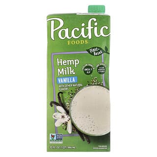 Pacific Foods, Hemp Milk, Vanilla, 32 fl oz (946 ml)