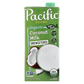 Pacific Foods, органічне кокосове молоко, непідсолоджене, 946 мл (32 рідк. унції)