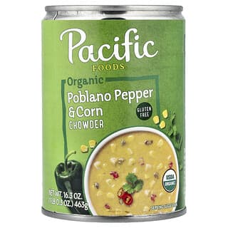 Pacific Foods, Organic Poblano Pepper & Corn Chowder, 16.3 oz (463 g)