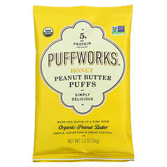 Puffworks, Erdnussbutter-Puffs, Honig, 6er-Pack, je 34 g (1,2 oz.)