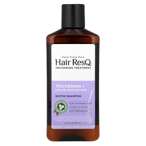 Petal Fresh, Hair ResQ®, 모발 강화 트리트먼트, 비오틴 샴푸, 355ml(12fl oz)