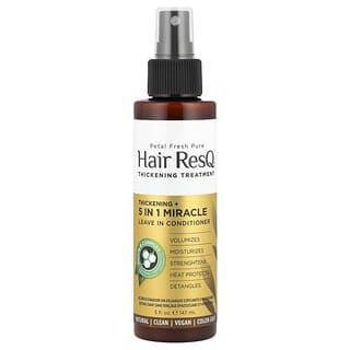 Petal Fresh, Hair ResQ®, 시크닝 + 5in 1 미라클 리브 인 컨디셔너, 147ml(5fl oz)