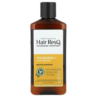 Petal Fresh, Traitement épaississant pour cheveux ResQ®, Shampooing à la biotine, 355 ml