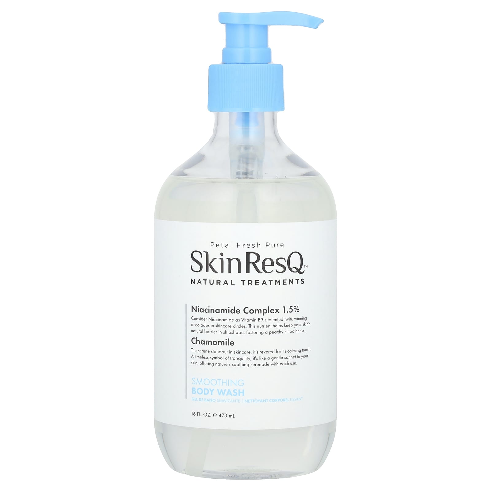 Skin ResQ Natural Treatments, Smoothing Body Wash, 16 fl oz