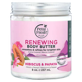 Petal Fresh, Pure, Renewing Body Butter, Regenerierende Körperbutter, Hibiskus und Papaya, 237 ml (8 oz.)