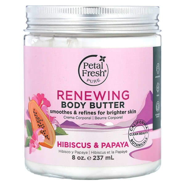 Petal Fresh, Pure, Renewing Body Butter, Hibiscus & Papaya, 8 oz (237 ml)