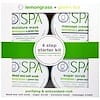Spa, 4 Step Starter Kit, Purifying and Antioxidant Rich, Lemongrass + Green Tea, 4 - 3 fl oz (85 ml) Each