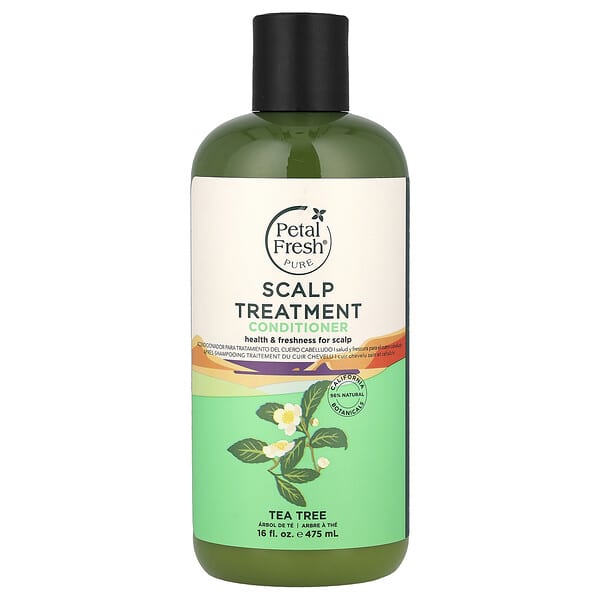 Petal Fresh（ペタルフレッシュ）, スカルプトリートメントコンディショナー、ティーツリー、475ml（16液量オンス）