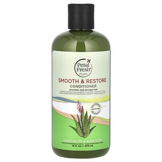 Petal Fresh, Pure, Smooth & Restore Conditioner, Keratin Oil & Aloe Vera, 16 fl oz (475 ml)