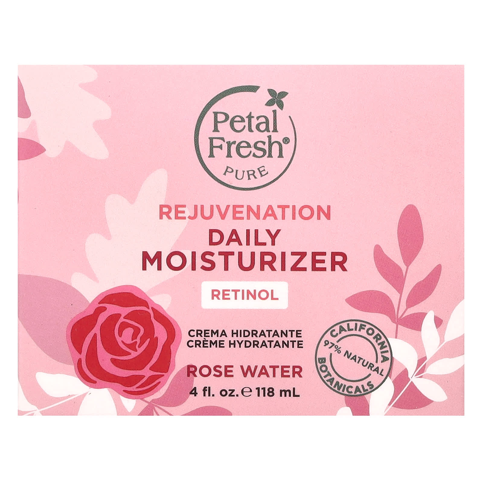 Petal Fresh, Pure, Rejuvenation Daily Moisturizer, Rose Water, 4 fl oz ...